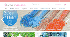 Desktop Screenshot of eurekacrystalbeads.com